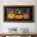 The Holiday Aisle® Jack O'Lantern Mat - Single Picture Frame Print on Canvas Canvas, Solid Wood in Black | 25 H x 45 W x 2.5 D in | Wayfair