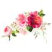 Winston Porter Handmade Watercolor Flowers by - Wrapped Canvas Painting Canvas in Pink/White | 8 H x 12 W x 1.25 D in | Wayfair