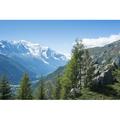 Millwood Pines Albrian Mont Blanc by - Wrapped Canvas Photograph Canvas in Blue/Gray/Green | 20 H x 30 W x 1.25 D in | Wayfair