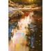 Wrought Studio™ Galeno River Lines w/ Stones by - Wrapped Canvas Painting Canvas in White | 36 H x 24 W x 1.25 D in | Wayfair