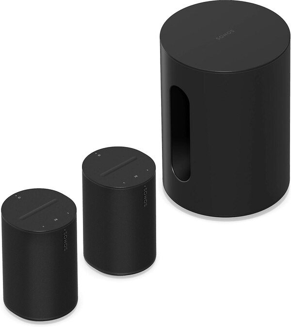 Sonos Sub Mini BK (1), Era 100 BK (2)