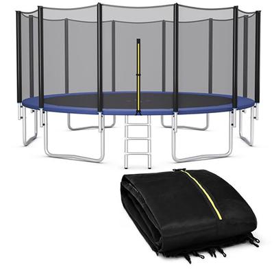 Gymax 16FT Trampoline Safety Net Replacement Protection Enclosure Net