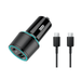 USB C Car Charger UrbanX 20W Car and Truck Charger For Motorola Moto G Play (2021) with Power Delivery 3.0 Cigarette Lighter USB Charger - Black Comes with USB C to USB C PD Cable 3.3FT 1M