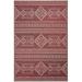Yuma Indoor/Outdoor Red Southwest 9 x 12 Non-Skid Area Rug