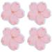 4PCS Creative Cherry Blossom Sticker Exquisite Message Notes Attractive Pattern Message Memo Pads for Home School Office (Pink)