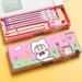 Primary School Children Pencil Box Stationery Case with Pencil Sharpener for Children Kids Boys Girls