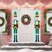 Nutcracker Banner for Chrismas Outdoor Nutcracker Christmas Decoration - 71 Inches Solider Nutcracker Christmas Banner for Front Door Yard Porch Garden Indoor Kids Party