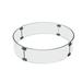 Elementi Outdoor Fiery Rock Fire Pit Bowl Round Tempered Glass Wind Screen Firepit Spark Screen 30 x 30 Heavy Duty Firepit Accessories