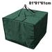 Cushion/Cover Storage Bag Waterproof Outdoor Patio Furniture Seat Rectanglar Cushions Storage Bag Zippered Protective Patio Cover Carrying Bag