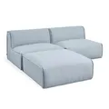 Gus Modern Nexus 3 Piece Modular Sectional - KSMON3SE-PARLAK