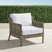 Seton Lounge Chair with Cushions - Classic Linen Bleu, Quick Dry - Frontgate