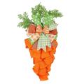 Easter Carrot Wreath Easter Wreath Fall Wreath Front Door Decoration Wreath Front Door Decoration Carrot Wreath Artificial Hanging Carrot Wreath Artificial Wreath for Holiday Decoration Wreath