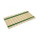 The Furniture King Wood Bed Slats Twin Size Closely Spaced For Specialty Bed Types Custom Width with Green Strapping Bed Frame Support Plank Boards 37.50 Wide