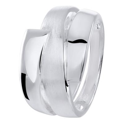Lucardi Ringe 925 Silber - silbern 53mm Damen Image