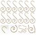 100pcs Daily Gold Decorative Wire Decoration Hooks Stainless Decorations Home Steel Xmas Decor Accessories Hanging Wall Christmas Bar S- Shaped Hook Metal Party Hooks Balls Storage