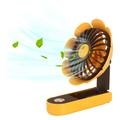 WQJNWEQ Valentines Day Decorations USB Charging Handheld Folding Sunflower Fan Sunflower Folding Fan Sunflower Folding Fan