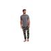 Men's Big & Tall Soft French Terry Sleep Jogger Sleep Set Pajamas by Hanes in Grey Camo (Size 3XLT)