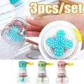 Cheers.US 3 Pcs/Set 360 Degree Rotating Kitchen Tap Household Purifier Faucet Water Filter Replace The Filter Universal Kitchen Faucet Water Tap Heads