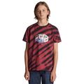 T-Shirt DC SHOES "Wes" Gr. 10(140-148cm), rot (earth red tie dye) Kinder Shirts T-Shirts