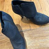 J. Crew Shoes | Euc J. Crew Dark Grey Heeled Boots Size 7.5! | Color: Black/Gray | Size: 7.5