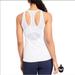 Athleta Tops | Athleta Mesh Inversion Tank 354 | Color: White | Size: M