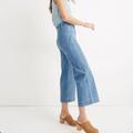 Madewell Jeans | Madewell Tall Emmett High Rise Wide-Leg Crop Jeans Langston Wash | Color: Blue | Size: 24