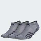 Adidas Underwear & Socks | Adidas Mens Gray Superlite Full Toe 3 Pair No Show Extended Size Athletic Socks | Color: Gray | Size: L