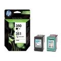 HP 350 Black & 351 Colour Ink Cartridge Bundle Pack