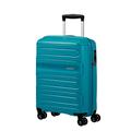 American Tourister Sunside - Spinner S, Suitcase, 55 cm, 35 L, Turquoise (Totally Teal), Turquoise (Totally Teal), S (55 cm - 35 L), Hand Luggage