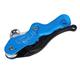 Zerodis Stop Descender, Manual Control Load Capacity 150 Kg Protective Rope Firm Stop Descender Widely Applicable for Rock Climbing (Blue)