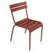 Fermob Luxembourg Stacking Patio Dining Side Chair in Red | 35 H x 19.5 W x 22.5 D in | Wayfair 410120