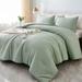 Latitude Run® Light Green Microfiber 3 Piece Quilt Set | Wayfair 5941EDB55F7941EA9F58C285170D9C0E