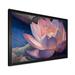 Bungalow Rose Blossoming Vintage Lotus I - Print on Canvas Metal in Blue/Pink | 16 H x 32 W x 1 D in | Wayfair 329F46A4127B401AA1132BDE2970232F