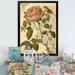 August Grove® Victorian Retro Rose VII - Floral Rose Canvas Wall Art Canvas in Pink | 20 H x 12 W x 1 D in | Wayfair