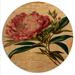 Ophelia & Co. Vintage Pink & White Peony III - Floral Peony Wood Wall Art - Natural Pine Wood in Brown/Pink | 29 H x 29 W x 1 D in | Wayfair