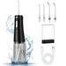 Cordless Water Dental Flosser Teeth Cleaner 300ML Portable and USB Rechargeable Dental Oral Irrigator for Home and Travel 4-Modes 4 Jet Tips IPX7 Waterproof Irrigate for Oral Care