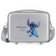 Disney 100 Stitch Adaptable Kulturbeutel, Grau, 29 x 21 x 15 cm, starres ABS, 9,14 l, 0,63 kg