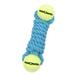 Mammoth Pet Products Twister Bone w/2 Tennis Balls Dog Toy