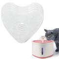 4 Pack Cat Water Fountain Filters Activated Carbon Filters for Automatic Cat Drinking Fountain Heart Shaped Pet Fountain Filter Set Cat Fountain Filter Replacement