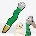 Dog Squeak Toy Cute Stuffed Chew Toy for Puppies Teething Soft Pet Toy Plush Animal Cartoon Snake Dog Squeak Toy Stuffed Animal Cute Plush Dog chew Toy for chewers Large Dogs Dog