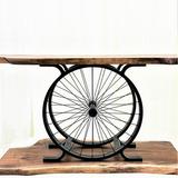 Cycle Wheel Inspired Entryway Consale Table Legs - Powder Coated