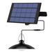 Solar Powered Pendants Light with Adjustable Panel Auto ON/OFF Lighting Sensor IP65Water-resistant Hanging Lamp for Outdoor/Indoor Garden Patio Yard Storage