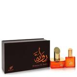 Riwayat El Ambar by Afnan Eau De Parfum Spray + Free .67 oz Travel EDP Spray 1.7 oz Pack of 4