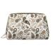 LNWH Paisley Graphic Decor Backdrop Pattern Makeup Bag Cosmetic Bag for Women Large Capacity Leather Makeup Bags Travel Toiletry Bag Accessories Organizer