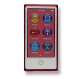 Pre-Owned Apple iPod Nano 7th Generation 16GB Red| MP3 Audio/Video Player ( Like New) W/ Apple Retail Box + 1 YR CPS Warranty