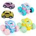 EIMELI 5Pcs Pull Back Cars Toys Set 3 Pull Back Vehicles Cars for Toddlers 2 Friction Power Alloy Casting car Mini Race car Toys Truck Playset Gift for 3 4 5 6 7 8 Year Old Kids Girls