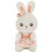 greenhome Rabbit Doll Toy Fully Filled Cute Floral Dress Bunny Doll Plushies Bedroom Decoration Soft Plush Rabbit Doll Stuffed Cartoon Animal Toy Birthday Gifts