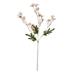 Farfi Artificial Plum Blossom Realistic Simulation Three-pronged Plum Blossom Fake Flower for Home Party Decor (Pink)