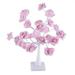 Wovilon Rose Lamp Tabletop Tree Christmas Rose Tree With Lights Decor Gifts For Mom Girls Wife Women Decorations Led Tree With Rose Flower For Wedding Christmas Bed