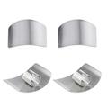 TureClos 4PCS Stainless Steel Finger Cutting Protector Kitchen Safe Chop Cut Tool Guard Kitchen Tool